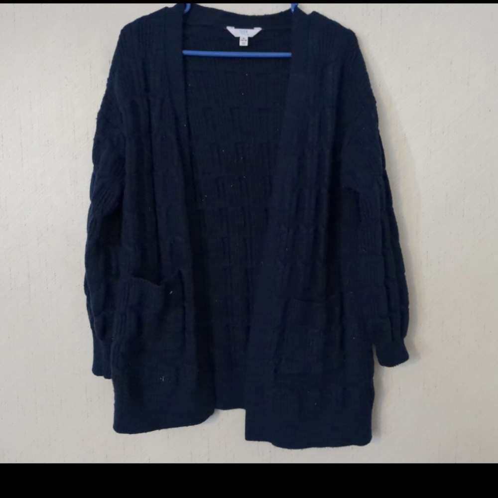 Cozy dark blue sweater